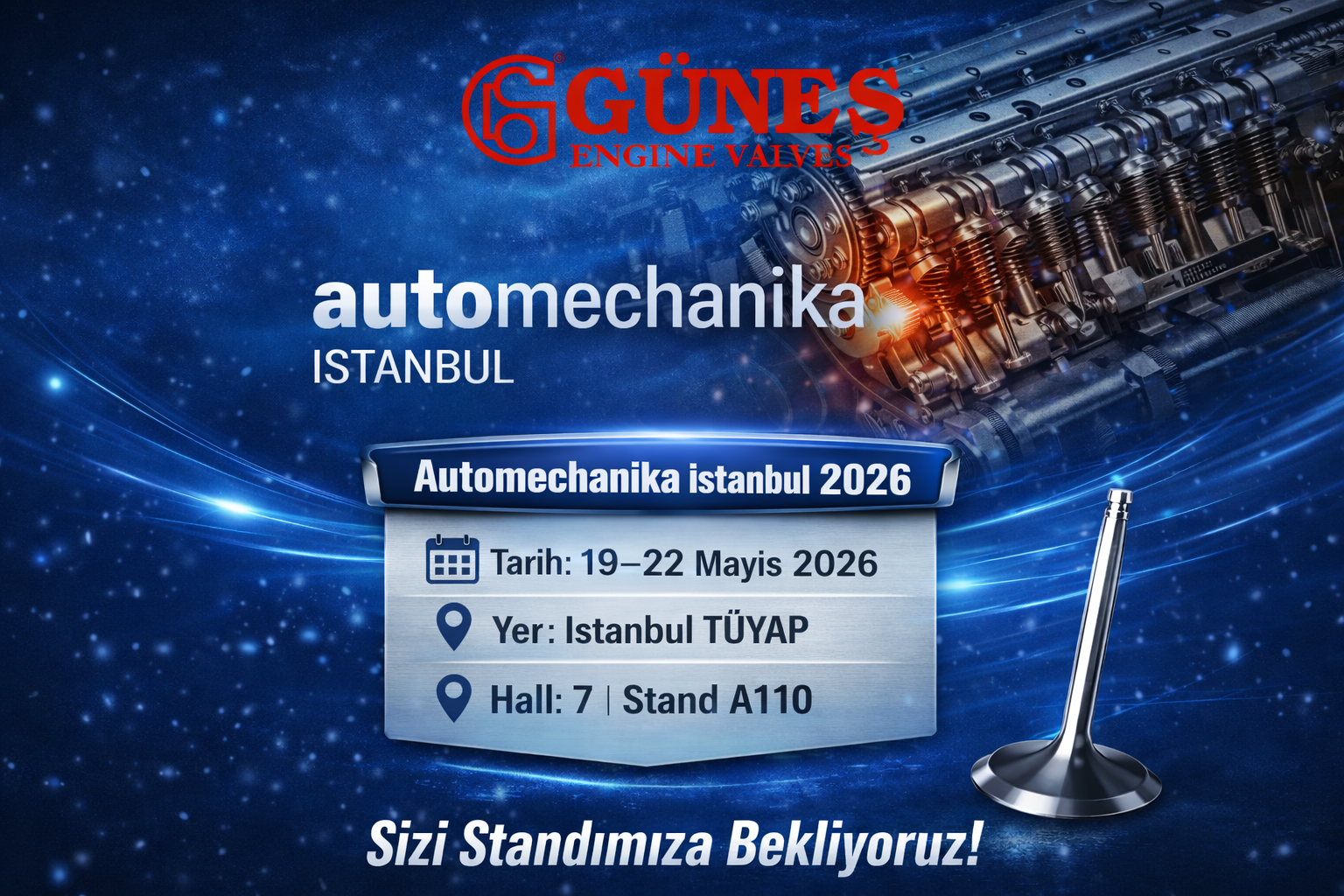 Automechanika İstanbul 2026’da da Yerimizi Alıyoruz